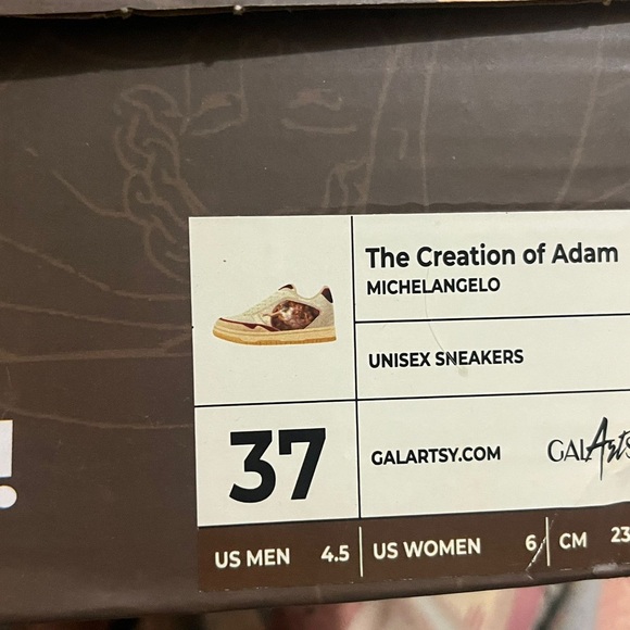 Galartsy Michelangelo Art Unisex Sneakers - Picture 5 of 5